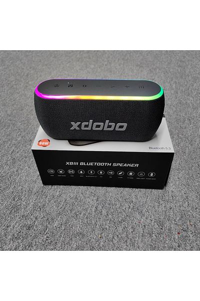 XDOBO X8iii-Black XDOBO X8 III Bluetooth Speaker Wireless Subwoofer 6600mAh 60W Powerful Deep Bass Power B