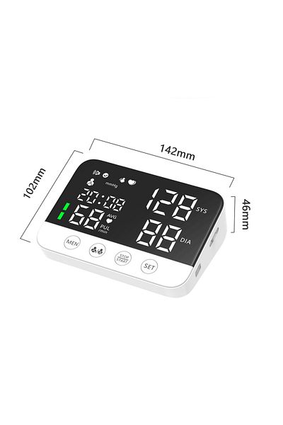 Choice Upper Arm Cuff Blood Pressure Monitor Electronic Digital Sphygmomanometer Medical BP Monitors Ten...