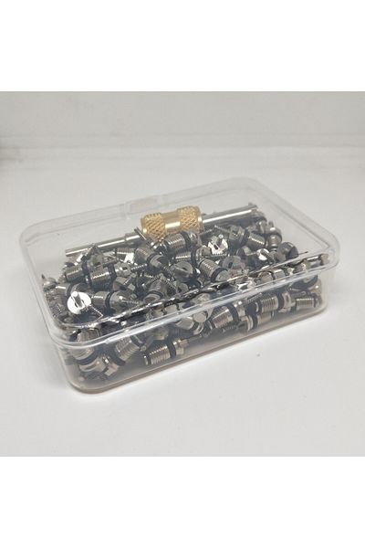 Choice o-ring black 101pcs Air conditioning R134 interface valve core,Cut-off reflux valve core,charge cold