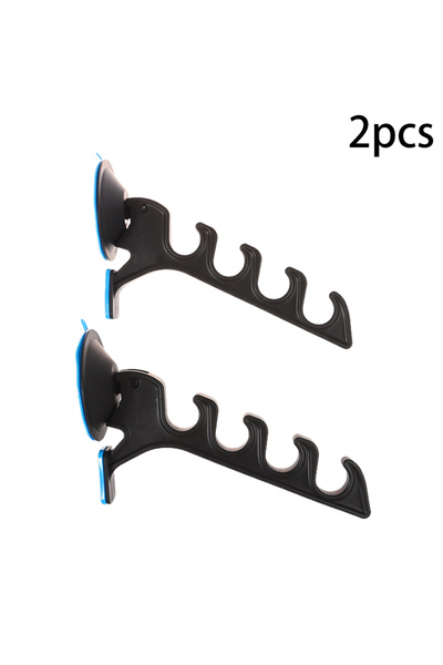 Choice قطعتان من حامل صنارة الصيد، منظم أفقي يدعم حامل صنارة الصيد للسيارة مع...