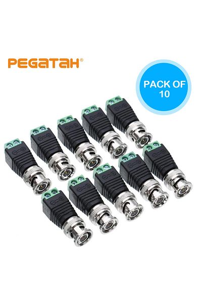 Choice 5piece Free Shipping 2/5/10PCS BNC CCTV Connectors for AHD Camera CVI Camera TVI Camera CCTV Camera