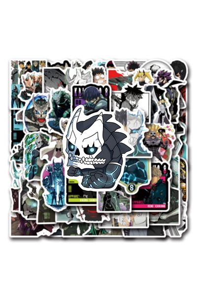 Choice 50PCS Kaiju No 8 Anime Stickers Cool Hoshina Kafka Sticker Laptop Skateboard Motorcycle Luggage Mima