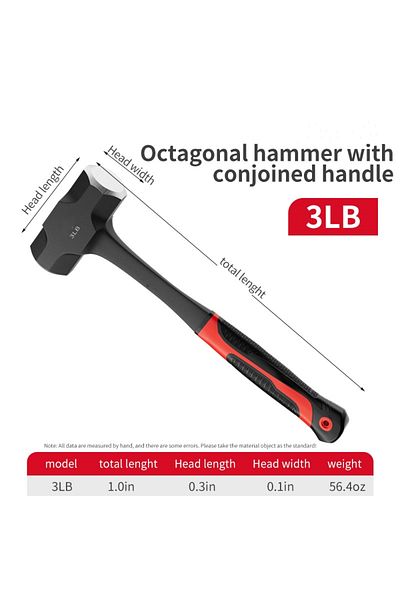 Choice Beige Professional-grade One-piece Hammer, One-piece Design, Non-slip and Wear-resistant Handle, Mad