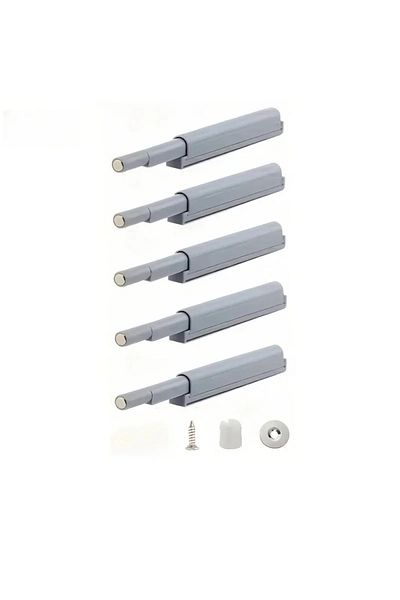 Choice 5PCS-Gray 5/10Pcs Magnetic Push Latches for Cabinets Push to Open Cabinet Buffers Door Push Touch La