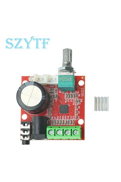 Choice 12V Mini Hi-Fi PAM8610 Audio Stereo Amplifier Board 2X10W Dual Channel D Class Lowest Price