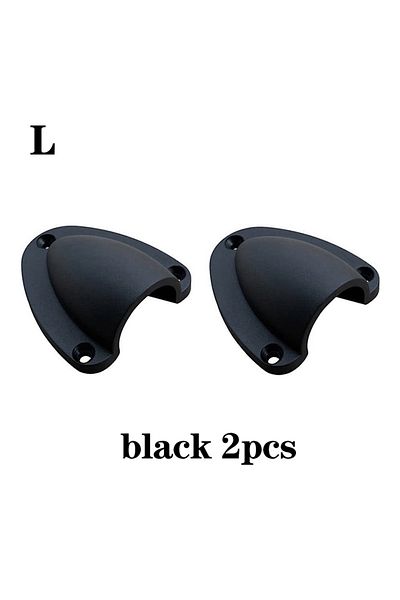 Choice black L 2pcs 2pcs Marine Wire Cable Vent Cover with 3 Screws, Plastic Clamshell Vent Clam Shell Vent