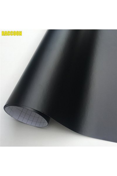 Aomior 50X152 CM Black Gray Matte Black Vinyl Wrap Film Car Wrapping Film Sti...