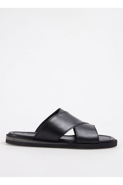 Hammer Jack Black Men's Slippers Ostuni̇ Terli̇k