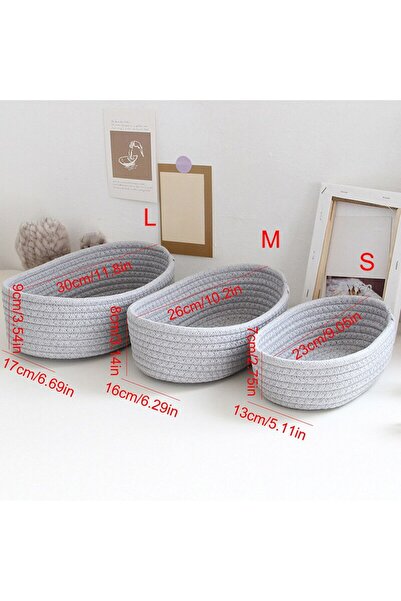 Choice سلة تخزين صغيرة الحجم باللون الرمادي الفاتح، قطعة واحدة، ألعاب، مستحضر...