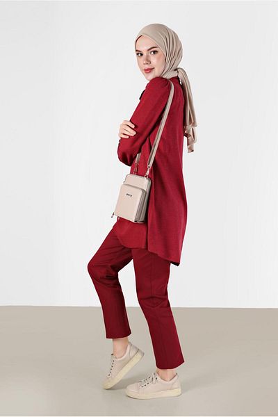 Alvina EMBROIDERED AND TASSELED TUNIC WITH BOW DETAIL 42376