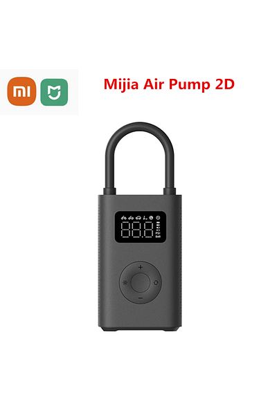 Xiaomi مضخة هواء ثنائية الأبعاد من Mijia مضخة هواء ثنائية الأبعاد ضاغط هواء كهربائي محمول ثنائي الأبعاد مستشعر إطارات ثنائي الأبعاد Mi I