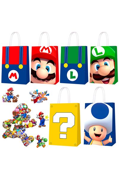 Choice Other MULTI Cartoon Party Bags, 24pcs Cartoon Gift Bags/Cartoon Goodie Bags/Cartoon Candy Bags & 50