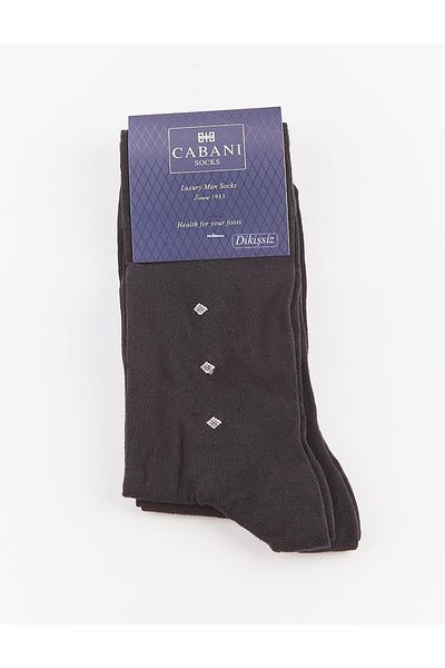 Cabani Men's Black 2-Piece Socks