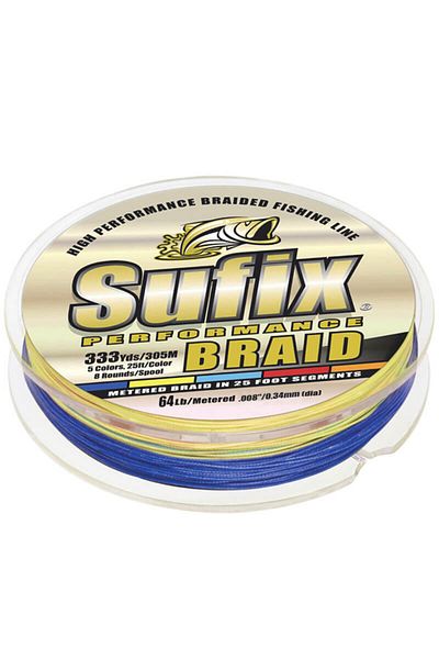 SUFIX Performance Braid Ip Fishing Line Multicolor 0.23mm - 300Mt - 16.