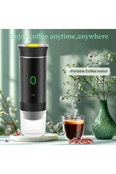 Kf 3in1 Portable Electric Espresso Coffee Maker-20Bar Wireless Heating,7500mAh BS,Capsules+Powder