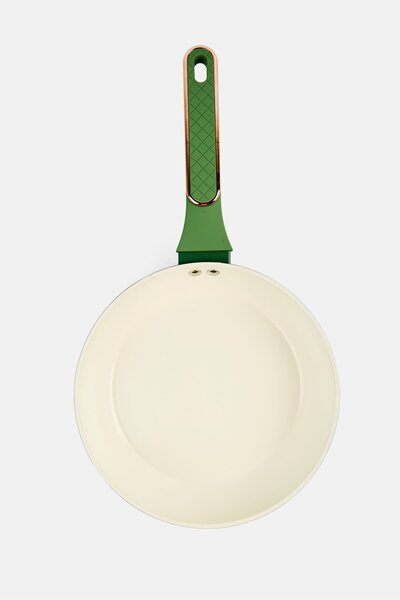 Phantom Chef Ceramic Gold 9,5 Inch Fry Pan, Cream/Sage Green