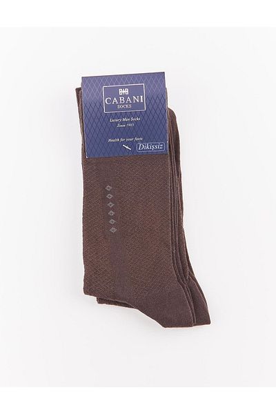 Cabani Men's Brown 2-Piece Socks