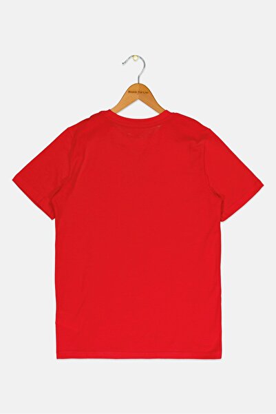 Puma Kids Boy Sportswear Fit Short Sleeve Outdoor T-Shirt, Red