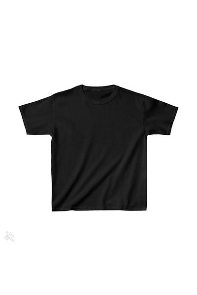 CVS Детска унисекс тениска Basic - черна