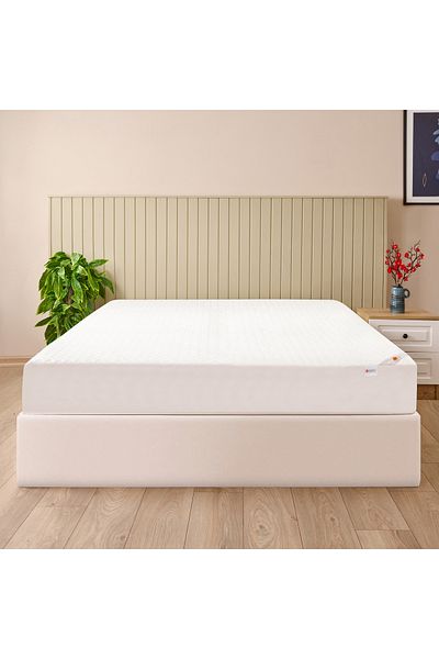 Evidea Soft Fitted Double Cooling Mattress - White - 160X200 cm