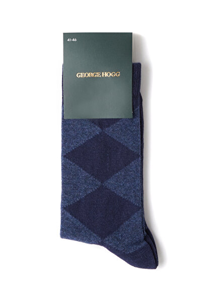 George Hogg Lacivert Erkek Çorap