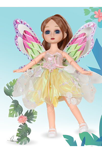lovely baby دمية الأميرة الجنية السحرية مقاس 12 بوصة مع أجنحة لامعة وإكسسوارا...