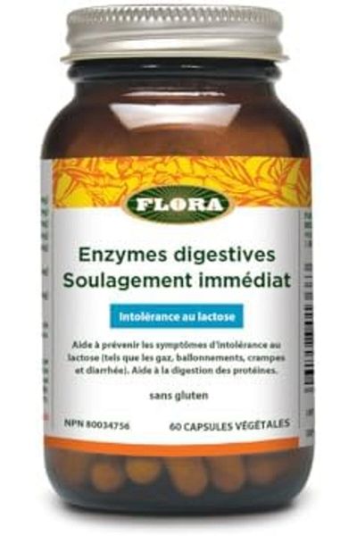 Flora Ultimate Digestive Enzymes Immediate Relief | To Reduce Gas & Bloating | Promotes Regularity &