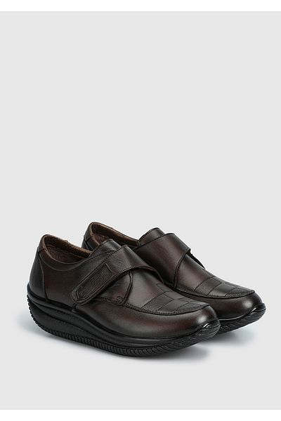Eclipse Women's Brown Leather Shoes