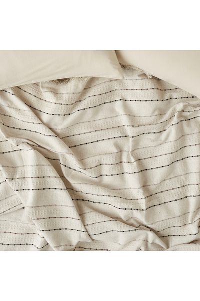 Bella Maison Alba Cotton Double Bedspread Beige (200X230 cm)