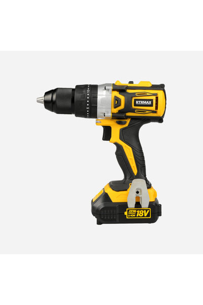 Rtrmax Rtx2014 Şarjlı Darbeli Matkap Kömürsüz Motor & 2 Akü Ve Şarj Cihazı Ile Birlikte