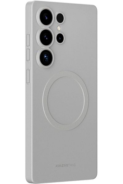 Amazingthing Amazing Thing Minimal AIR for Samsung Galaxy S25 ULTRA Case compatible with MagSafe - Titanium Grey