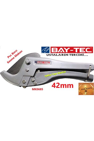 Baytec Pprc-Pvc Pipe Cutting Scissors -Grey -42Mm -Mk0685