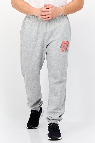 Champion Men Sportswear Fit Graphic Print Outdoor Sweatpants, Grey