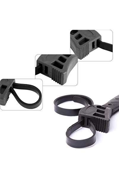 COOYA Belt Wrench, Adjustable Strap,Rubberized No-slip Grip ,for Opening and Closing Bottles,Jars,500x12mm