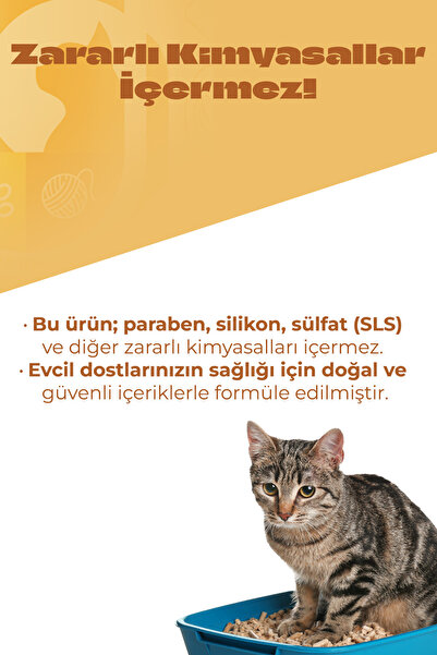 Davbir Kedi Kumu ve Tuvaleti Kötü Koku Giderici, Doğal Koku Önleyici Sprey, 250 ml