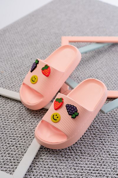 Slipcat Papuci cu platformă cu fructe Soelite pentru fete - Soft Summer Sea and Garden Out