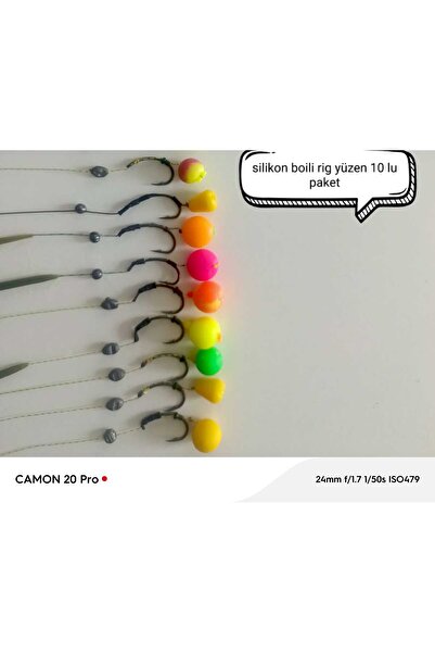shop Sazan Rig Takımı Silikon Boili (10'lu set)