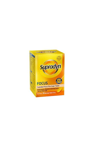 Supradyn Supplementing Multivitamin, Multimineral Türkü and Film Coated 30 Tablets