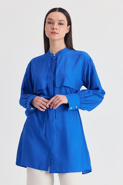 Rays Saks Piece Detailed Rope Laced Shirt 4553A
