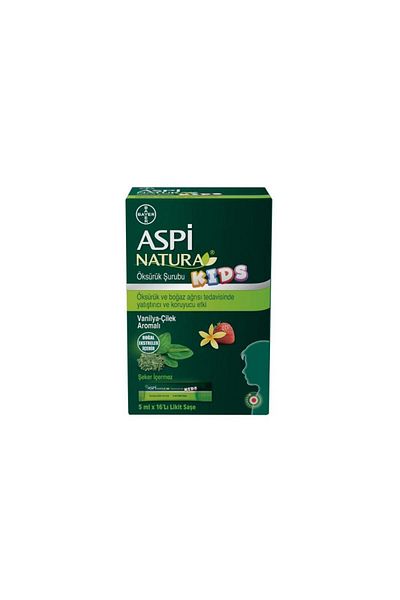 Aspinatura Aspi Natura Kids - Vanilla-Strawberry Flavored 5ml X 16 Liquid Sachet