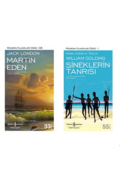 TÜRKİYE İŞ BANKASI KÜLTÜR YAYINLARI Martin Eden - Jack London - Sineklerin Ta...