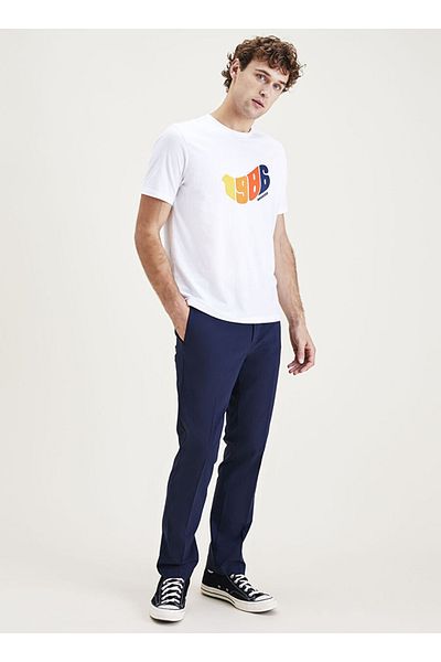 Dockers Παντελόνι Signature Go Navy Blue Khaki Slim Fit