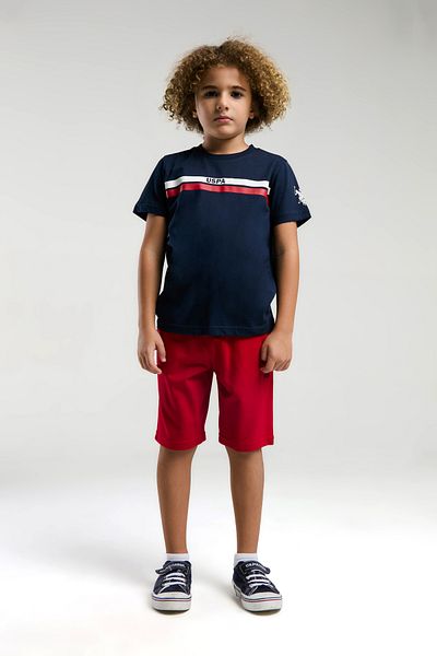U.S. Polo Assn. Set pijamale bleumarin pentru băiat 50310798-VR033