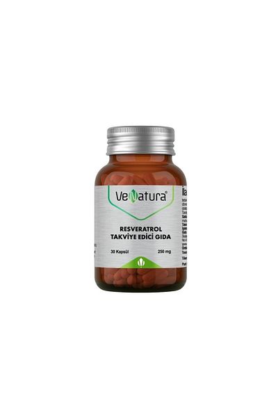 VeNatura Food Supplement Containing Resveratrol 250mg 30 Capsules