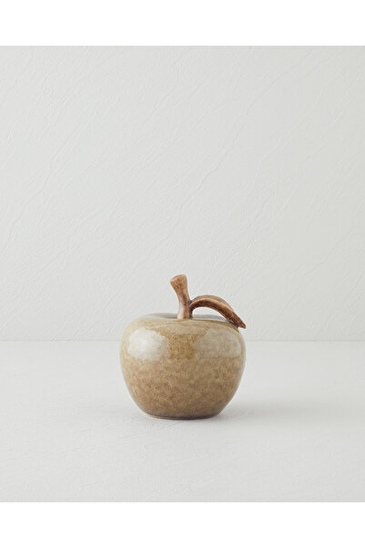 English Home Apple Biblo 11,5x11,5x13cm Kahve (29.03.2025)