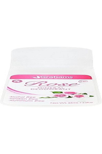 Grahams Natural Rose Mineral Deodorant