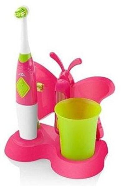 ETA Periuță de dinți electrică pentru copii - capete duble, alb/roz