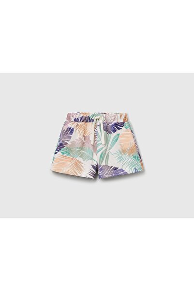 Benetton Girl's g Patterned Shorts