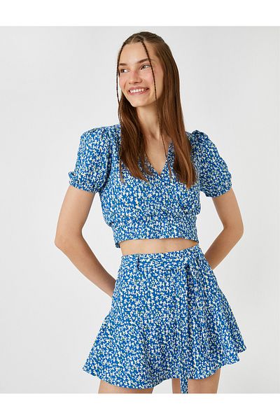 Koton Tricou cu mânecă scurtă cu flori