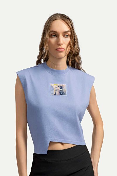 KAFT Women's Crop Tank - Igami - Jellyfish